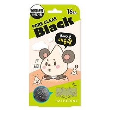 해서린 포어 클리어 블랙 코팩 (대용량), 16매입, 1개