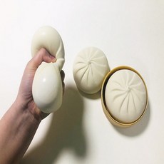 말랑이 촉감놀이 귀여운 미니꽃방 만두 모찌 쫀득이, 말랑이만두