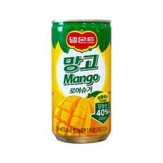 델몬트 망고 로어슈거 180ml, 120개