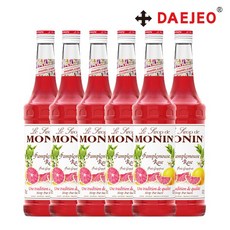 모닌 자몽시럽1000ml x6개 칵테일 에이드 카페시럽, 단품