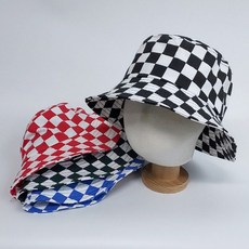 체커보드모자