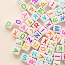 사각알파벳목걸이