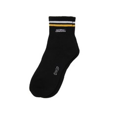 내셔널지오그래픽 양말 더블 앵클 블랙 N235ASO530