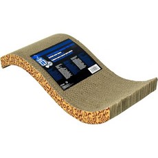 스크래쳐 밧줄 수직 캣닙이 있는 캣잇 스타일 스크래처 정글 스트라이프 라운지, S-Chaise, Animal Print