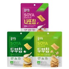 풀무원 나또칩 1종+두부칩 2종 (감자 멀티그레인)1세트 110g