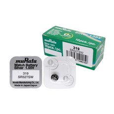 RCJ754429무라타 319(SR527SW)(10알) 시계건전지 1.55V, 단일옵션