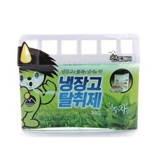 산도깨비 냉장고 탈취제 200g - 녹차 /3개월지속효과/냉장고 냄새제거/김치냄새제거, 3개