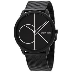 [K3M5T451] Calvin Klein Minimal Quartz Black Dial Men's Watch K3M5T451