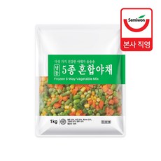 냉동 5종 혼합야채(완두 당근 옥수수 그린빈 대두) 1kg, 2개 - 에드워드그린