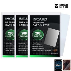 TG프로텍터 유희왕 뱅가드 카드 사이즈 1중 슬리브 63 x 90 mm 600매, 1개 G프로텍터 유희왕 뱅가드 카드 사이즈 1중 슬리브 63 x 90 mm 600매