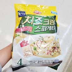 오뚜기 [오뚜기] 치즈크림 스파게티 4인 1 248g, 종이박스포장