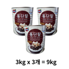 동서 리치스 통단팥 3kg, 9kg, 5개