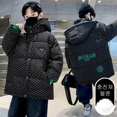 뉴욕갬성 겨울 남아 야상 도톰한 패딩 코트