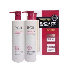 꽃을든남자 알지쓰리 헤어로스 크리닉 샴푸(탈모), 520ml+520ml, 1개