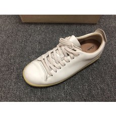 CLARKS 그 락 슈즈 어텀 앤티크 라운드 헤드 로퍼 스트랩 캐쥬얼 화이트 40