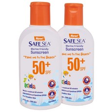 Safe Sea SPF50 Kids sunscreen 선 크림 로션 2개, SPF50 kids 2개