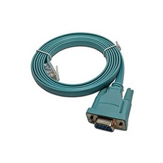 [해외직구]INEEDITPARTS.COM ENTER Cisco 호환 콘솔 케이블 6FT DB9-RJ45. 파란색, Blue_One Size, 상세 설명 참조0, 1개