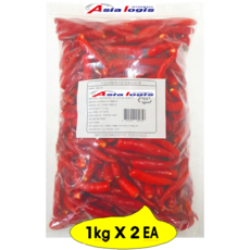 [아시아로지스] 베트남 냉동 고추 1kg 2개 chili pepper 생고추 땡초
