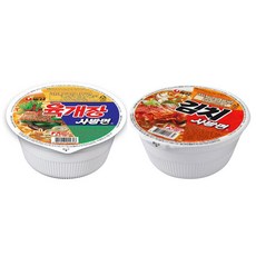 농심 육개장86g +김치사발면86g, 24개