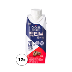 하이뮨 프로틴 밸런스 액티브 커피 250ml, 12개