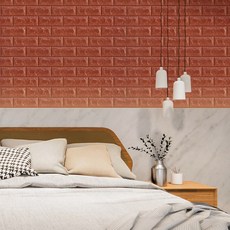 빨간벽돌벽지