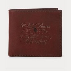 Polo Ralph Lauren [Polo Lauren] Heritage Full-Grain Wallet 466169 Brown
