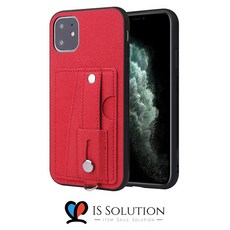 케바케4- 애플 아이폰12 pro max 카드 지갑 가죽 스트랩 케이스 독특한 디자인 후면 카드 수납 TPU 케이스 거치대 가능 스트랩