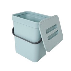 윈프라이스 슬림 음식물 쓰레기통 3L, 화이트