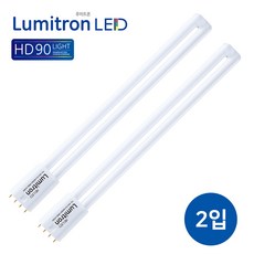 루미트론 HD LED FPL 형광등 28W (형광등교체 FPL45W55W 대체) 2개입, 주광색, 2개