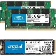 OptiPlex MFF 3050 3060 3070 5050 5060 5060 5060 5070 5070 7070과 호환되는 P1 500GB 3D NAND NVMe, 16GB (2 x 8GB) RAM + 500GB SSD