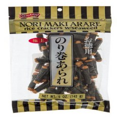 Shirakiku Rice Cracker Norimaki Arare 5-Ounce Units (Pack of 24) 시라키쿠 쌀과자 노리마키 아라레 5온스 단위(24팩), 24개, 141g