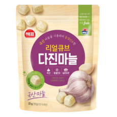 해표 리얼큐브 다진마늘, 80개, 23g