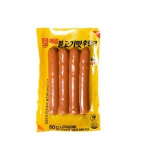 매콤 불고기맛 후랑크 80gX30개입, 80g, 25개