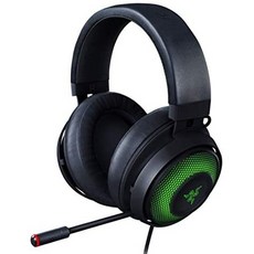 Razer Kraken Ultimate RGB USB 게임 헤드셋 : THX 7.1 공간 서라운드 사운드-크로마 RGB 조명-개폐식 액, 상세 설명 참조0