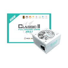 마이크로닉스 Classic II 풀체인지 600W 80PLUS브론즈 ATX3.1 화이트, HP1-N600ST-E12S