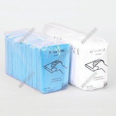 비닐가운 30매(box) M사이즈 (청색) 감염방지 병의원 요양병원 실험실 청소 김장 급식