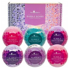 투시스터즈 two sisters 입욕제 Floral Bubble Bath Bombs Gift Set, 1개, 141.7g