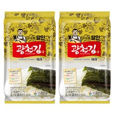 광천김 달인 재래 도시락김, 4g, 40개