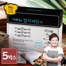 빅마마 이혜정의 멸치해물팩 150g x 5EA, 없음, 상세설명 참조