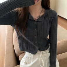 남자라운드넥가디건