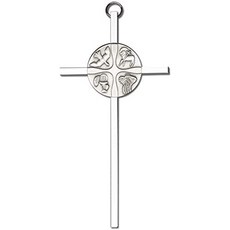 Diamondjewelryny 6 inch antique christian life on polished finish cross, 본상품