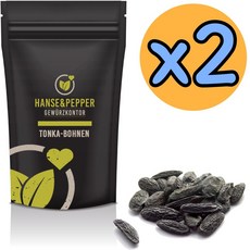 Hanse&Pepper 프리미엄 천연 통카빈 통카 콩 바닐라맛 브라질산 50g x 2개