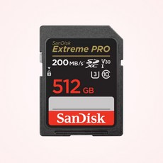 샌디스크 에스티원테크 공식인증 제품 SD메모리카드 SDHC Extreme Pro 익스트림 프로 UHS-I SDXXD, 512GB, 1개