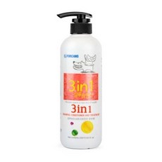 포비스 3in1샴푸린스550ml 애완견, 1개, 550ml