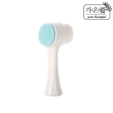 가온애 3D 양면 모공브러쉬 세안브러쉬 클렌징, 1개, 블루