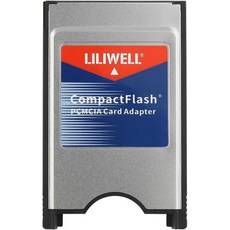 LILIWELL Compact Flash to PCMCIA Ata 어댑터 노트북 PC CF 카드 리더