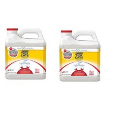 반려용품 Purina Tidy Cats 경량 24/7 퍼포먼스 클럼핑 고양이 배변 ejeBwH 2팩(2.7kg(6파운드)