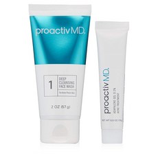 프로액티브 엠디 클렌징 & 아다팔렌 젤 아크네 케어 키트 Proactiv MD Starter System 57g 15g 2팩
