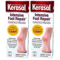 Kerasal Intensive 케라셀 발관리 풋리페어 Foot Repair Deeply Moisturizes 30g 2개 풋크림