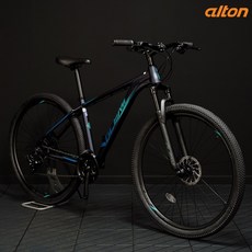 2022 알톤 글림 M24 유압식 MTB 자전거 24단 29인치, 블랙 - 15, 반조립-택배배송